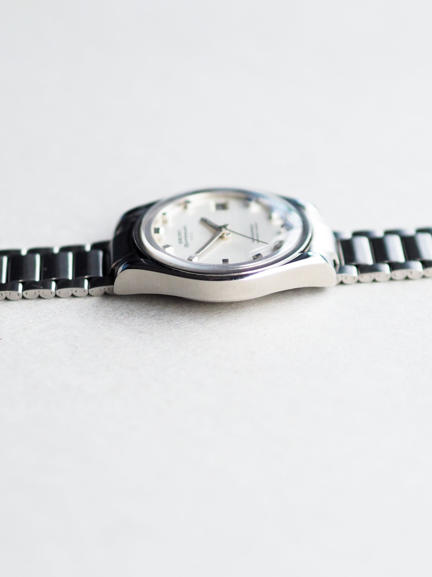 Seiko Sportmatic 820 7625-8130 Silver Linen Textured Dial