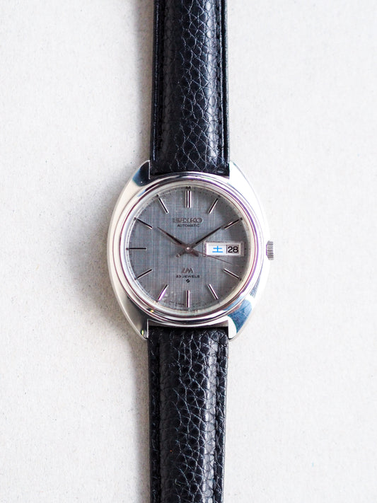 Seiko LM 5606-7150 Lord Matic Silver Linen Dial