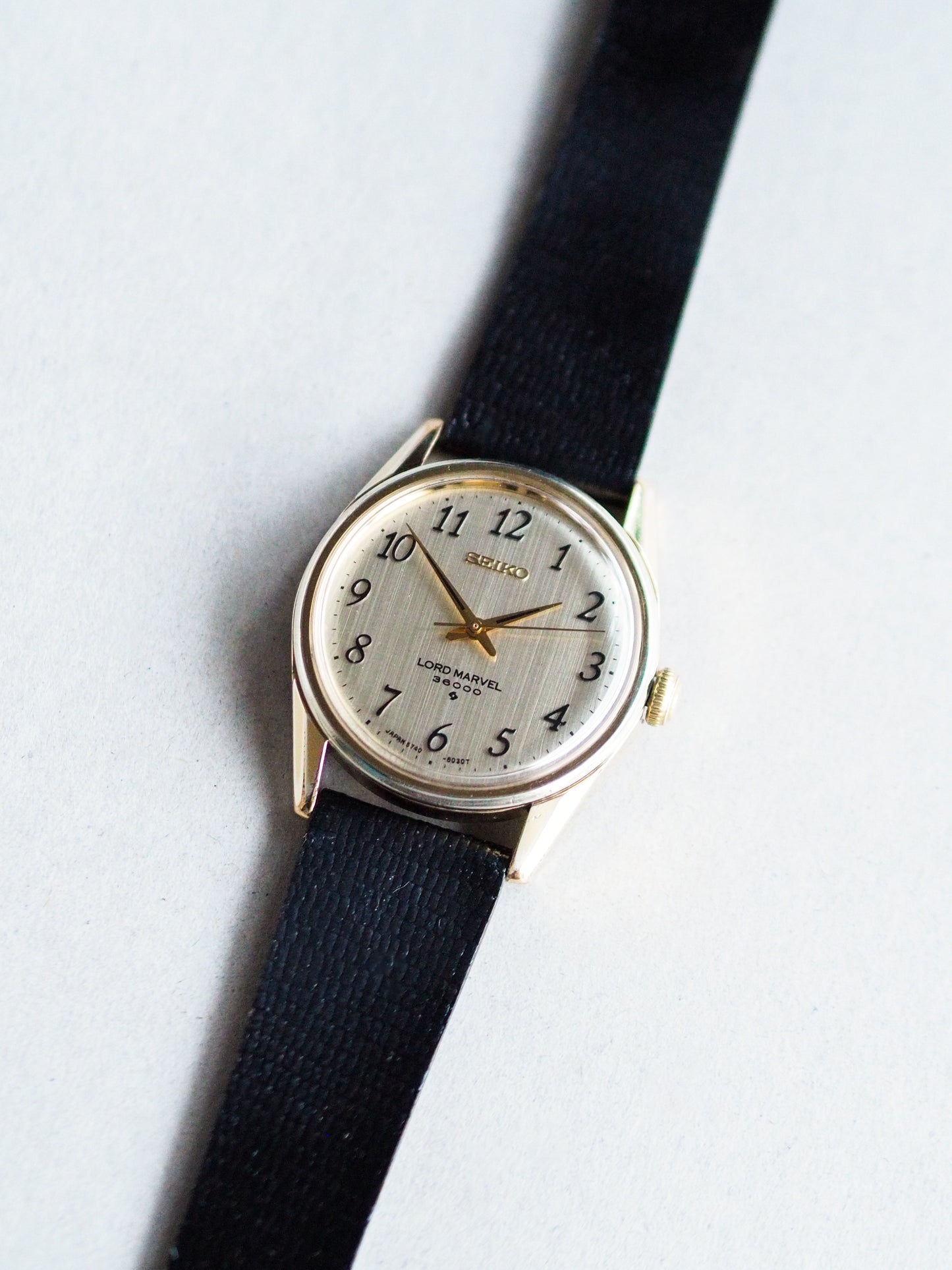 Seiko Lord Marvel 5740-8000 36000 SGP Linen Breguet Dial