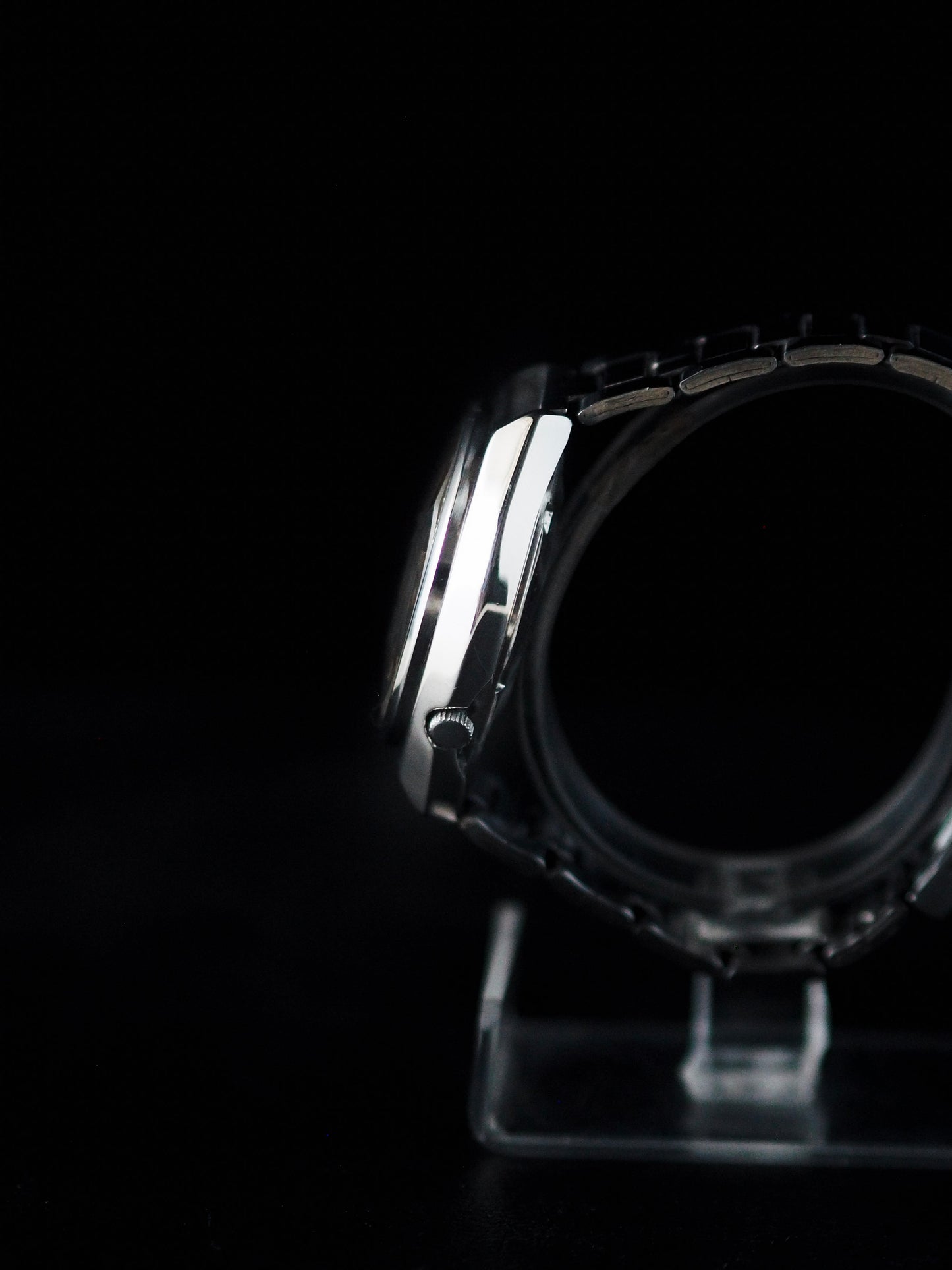 Seiko 5 Actus SS 6106-8690 JDM Rare cadran à facettes en cristal doré brun sunburst