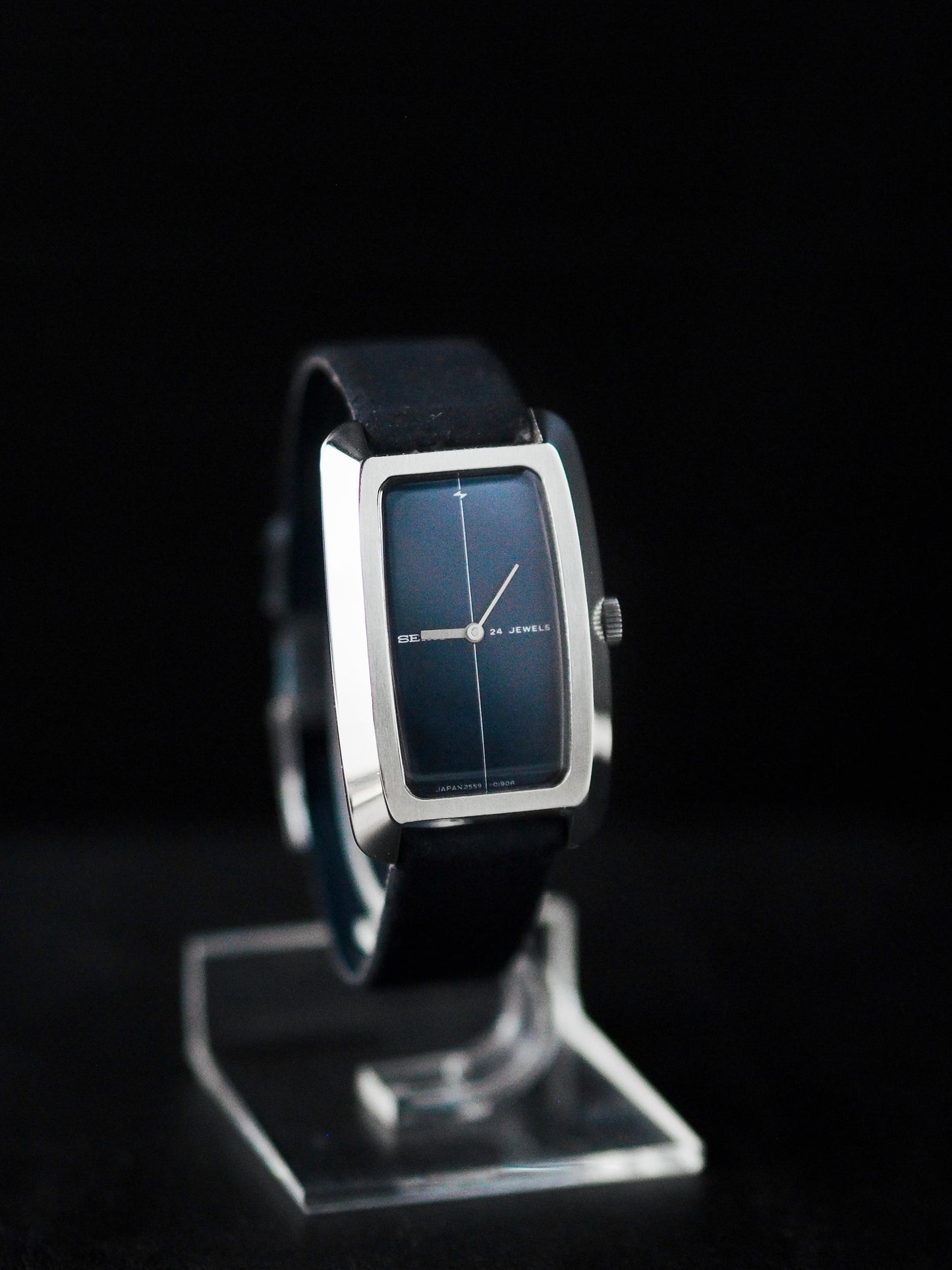 Seiko Chariot Tank 2559-7010 Hi-Beat Blue Dial