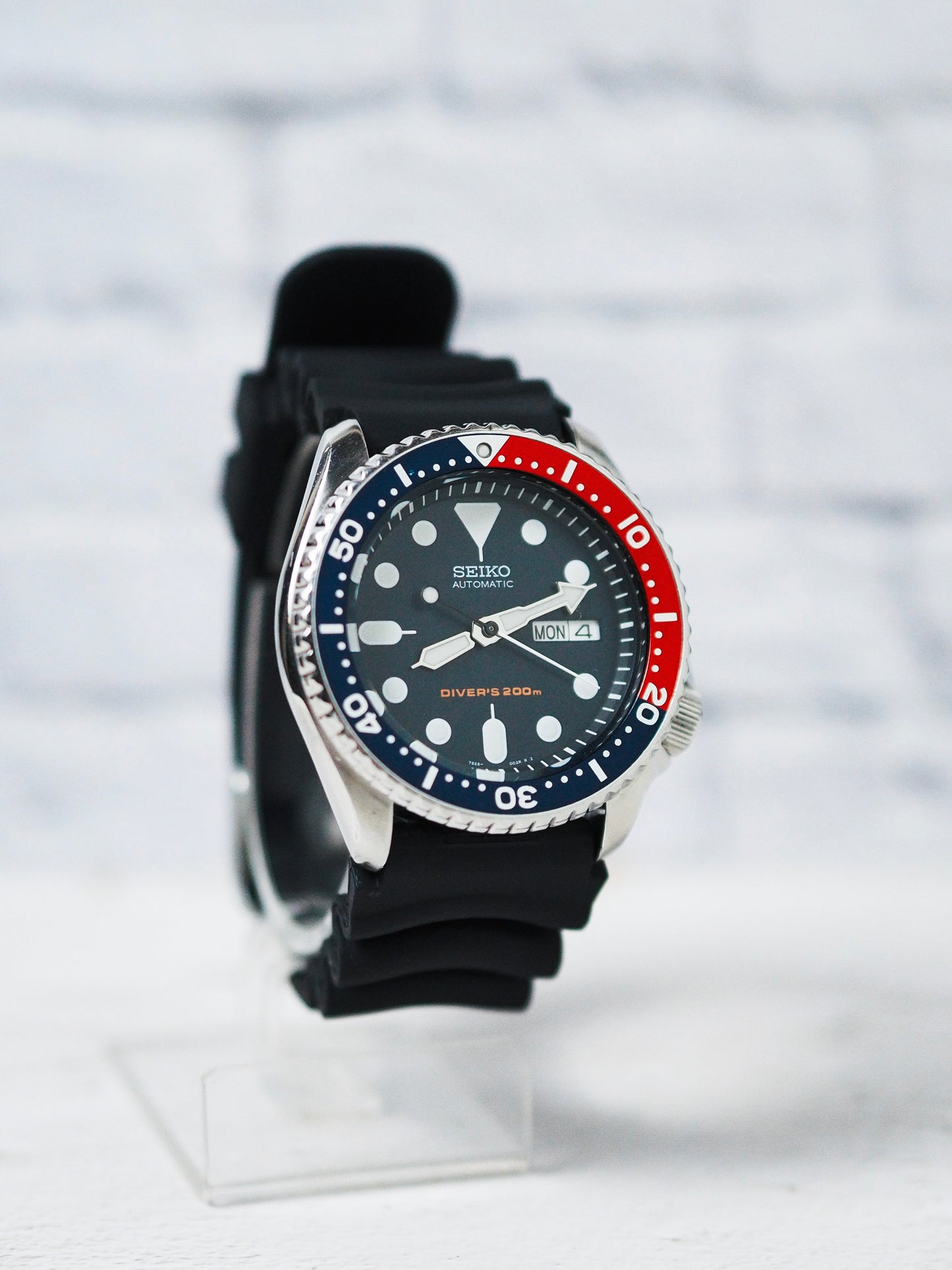 Seiko SKX009 7S26-0020 Diver Dark Blue Dial