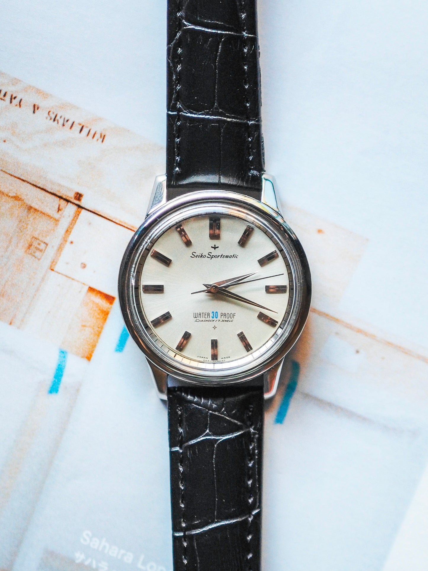 Seiko Sportmatic J13045 Silver Sunburst Dial