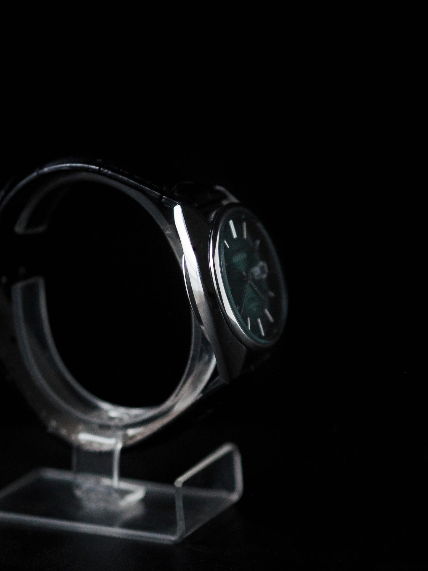 Seiko 5 Actus SS 6106-8660 JDM Cadran Sunburst Radiant Vert