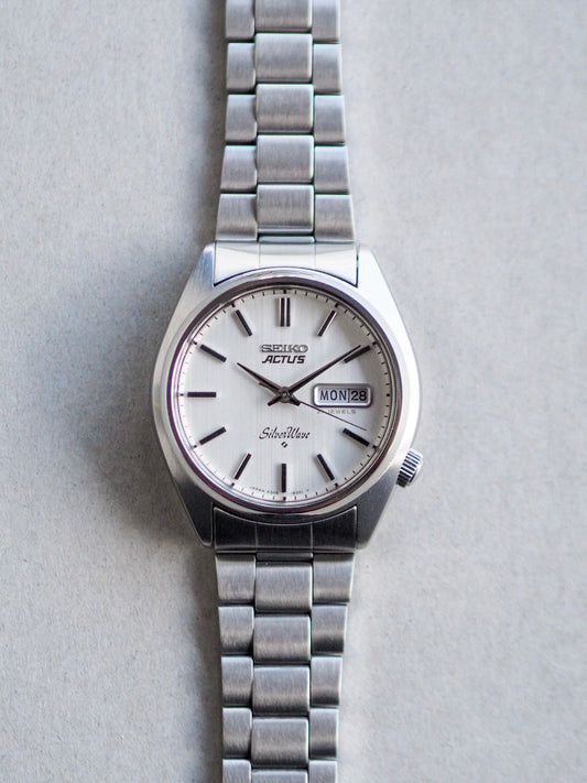 Seiko Actus 6306-8000 Silverwave White Linen Dial