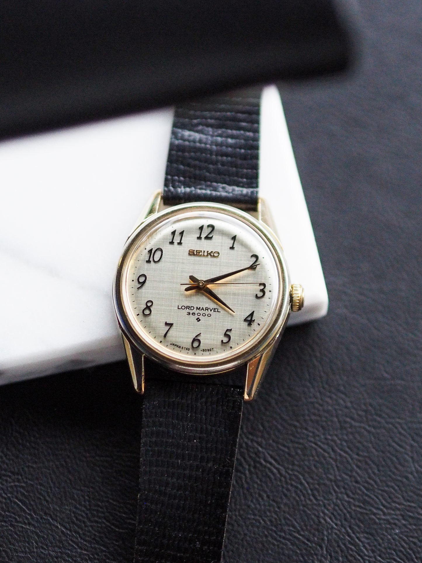 Seiko Lord Marvel 5740-8000 36000 SGP Linen Breguet Dial