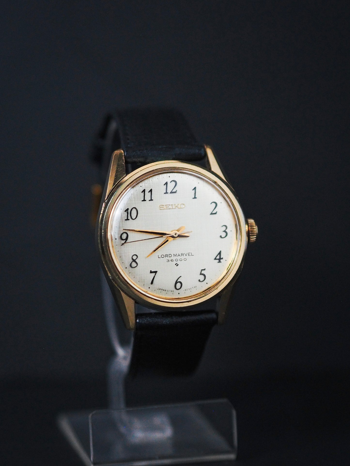 Seiko Lord Marvel 5740-8000 36000 SGP Linen Breguet Dial