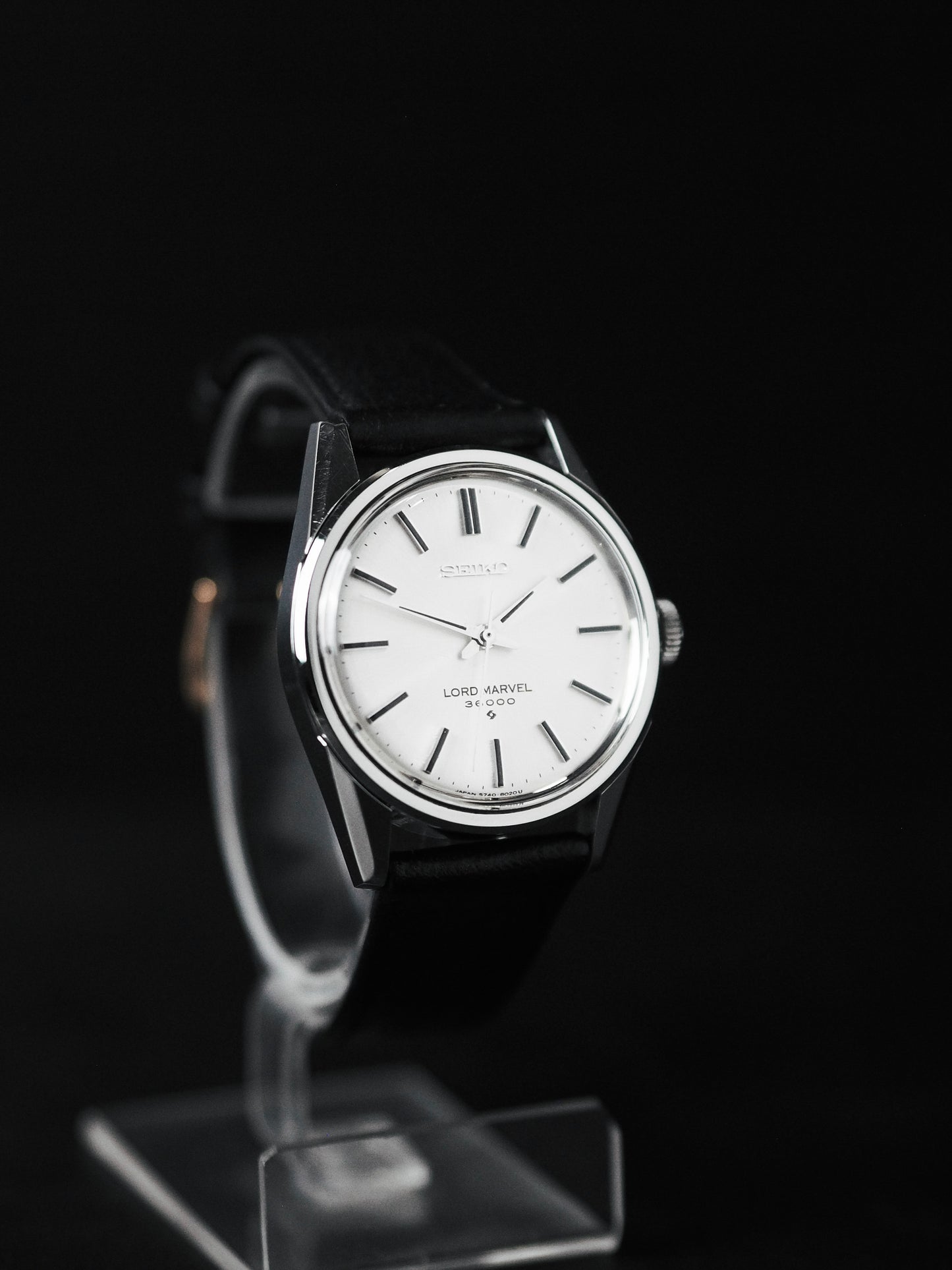 Seiko Lord Marvel 5740-8000 Hi-Beat 36000 Silver Sunburst Dial