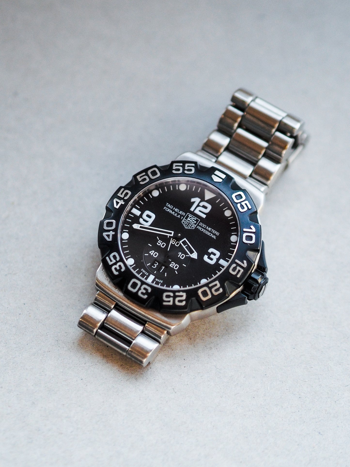 Tag Heuer Formula 1 WAH1010 Quartz Black Dial