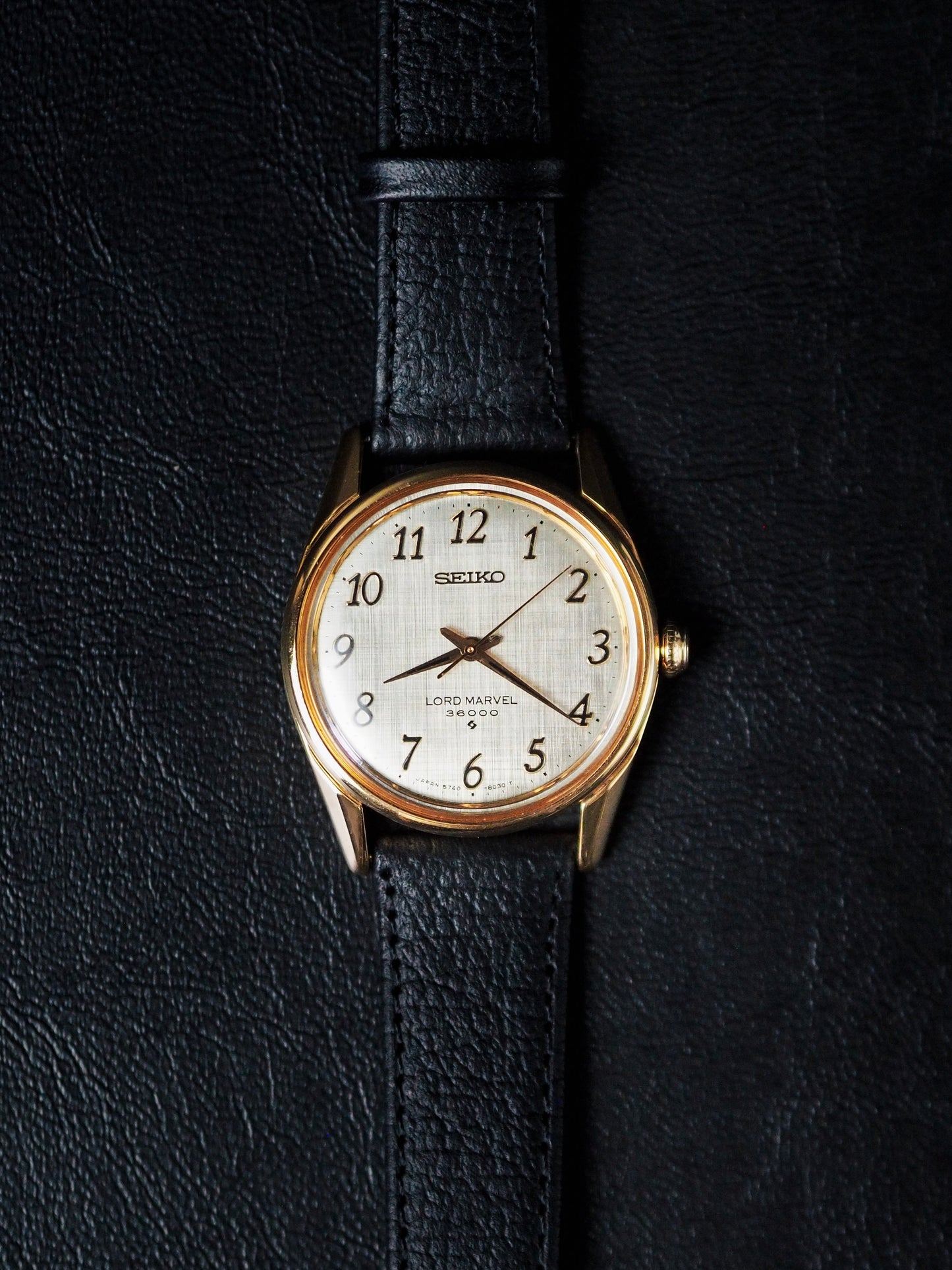 Seiko Lord Marvel 5740-8000 36000 SGP Linen Breguet Dial