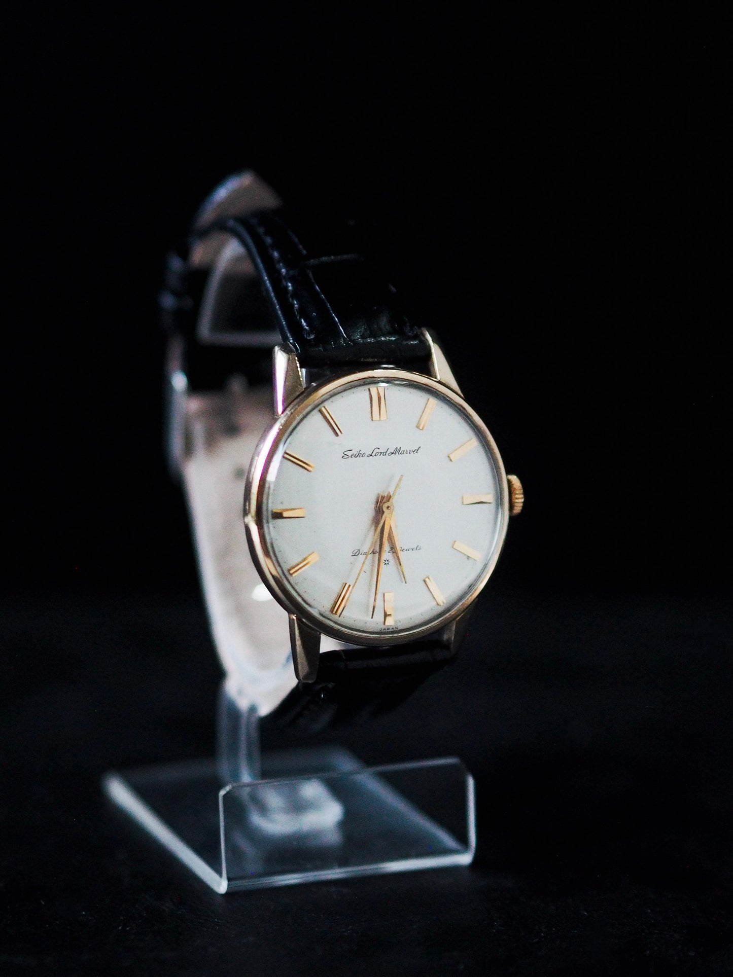 Seiko Lord Marvel 15023E Cadran Argent Hairline 14K SD