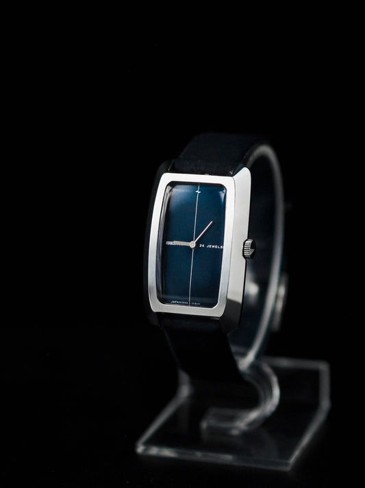 Seiko Chariot Tank 2559-7010 Hi-Beat Blue Dial