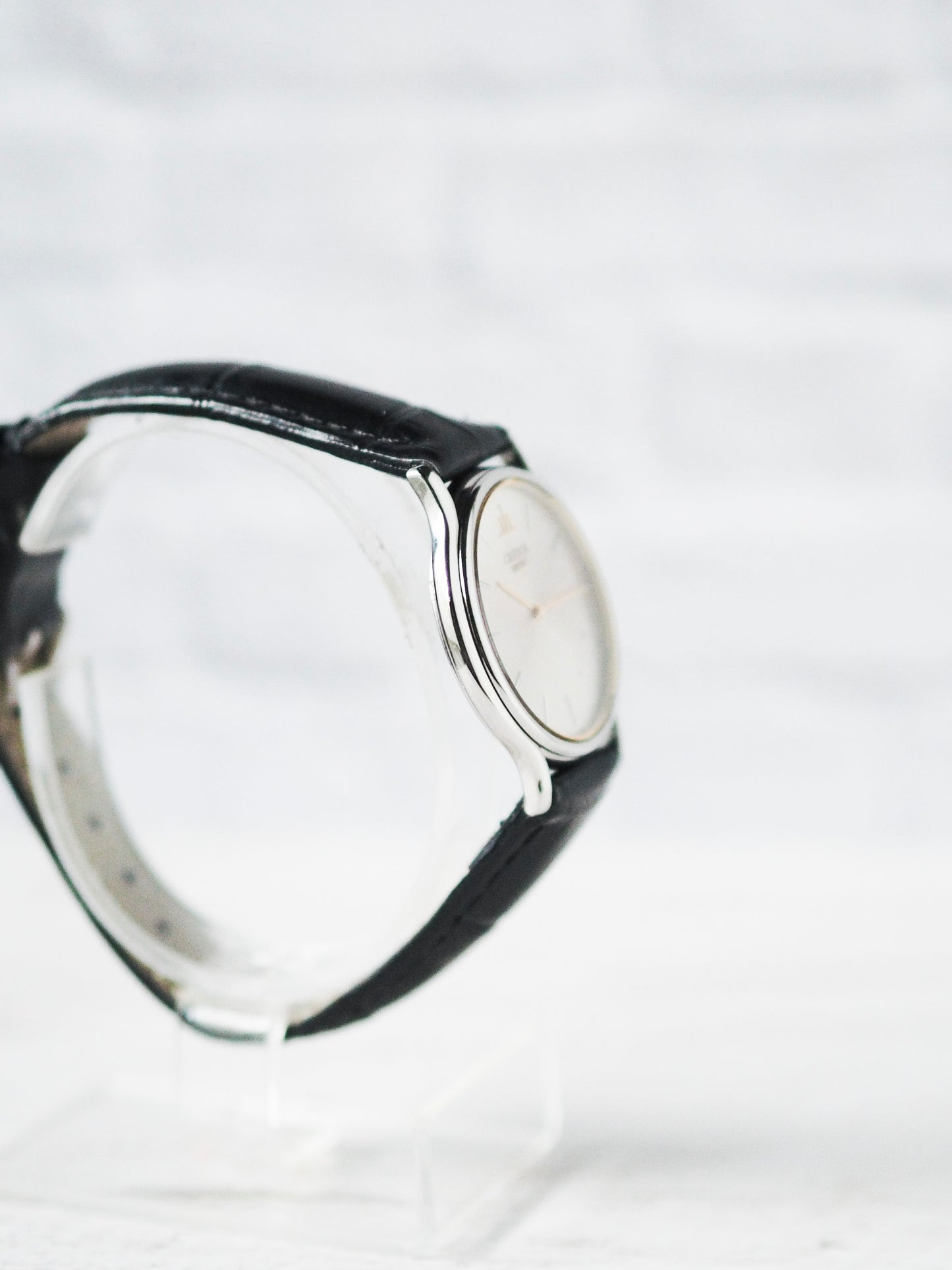 Credor Seiko 8J81-6A30 Gold Ring Silver Dial