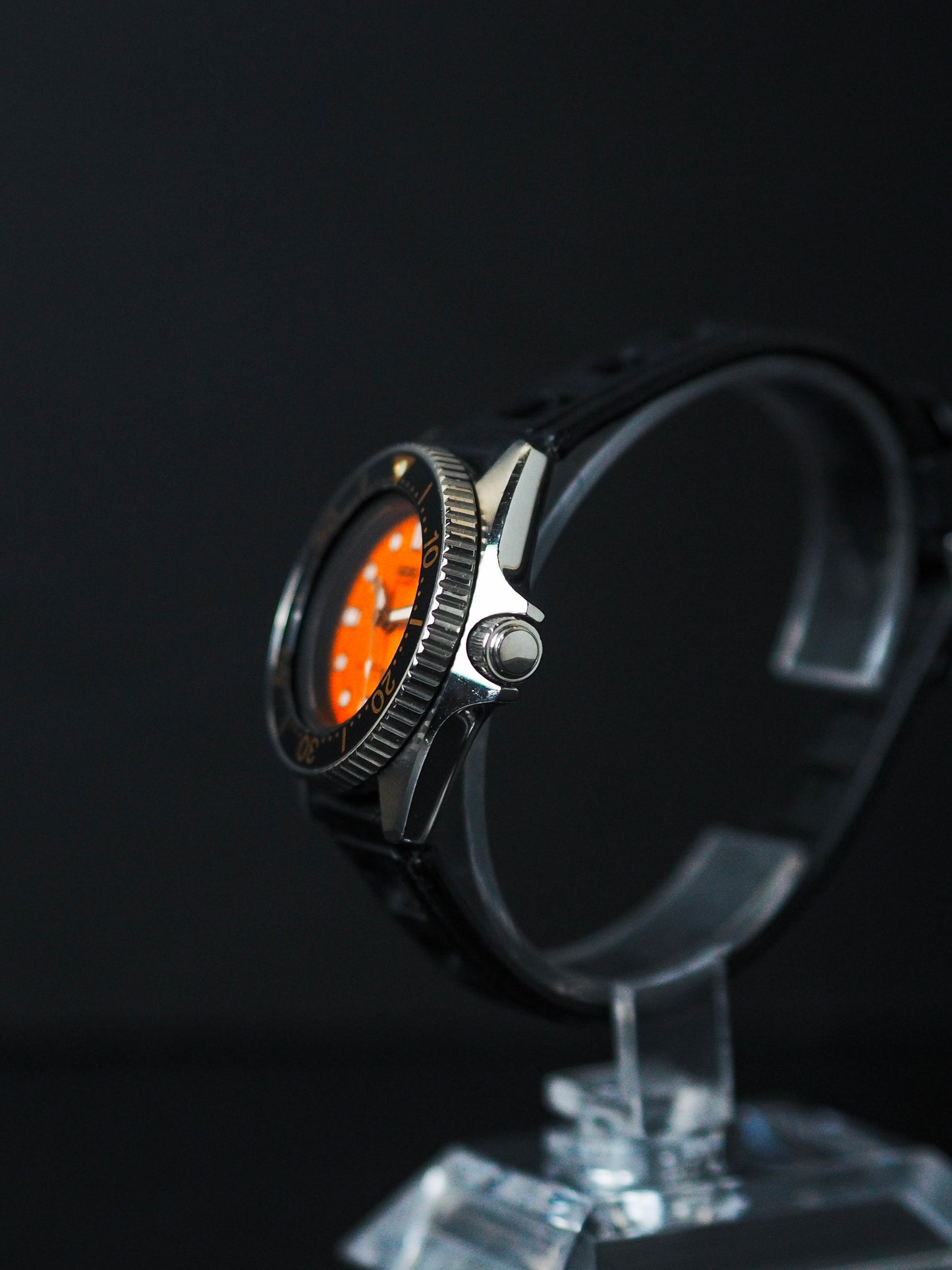 Seiko 2625-0010 Quartz Mini Diver Orange Dial