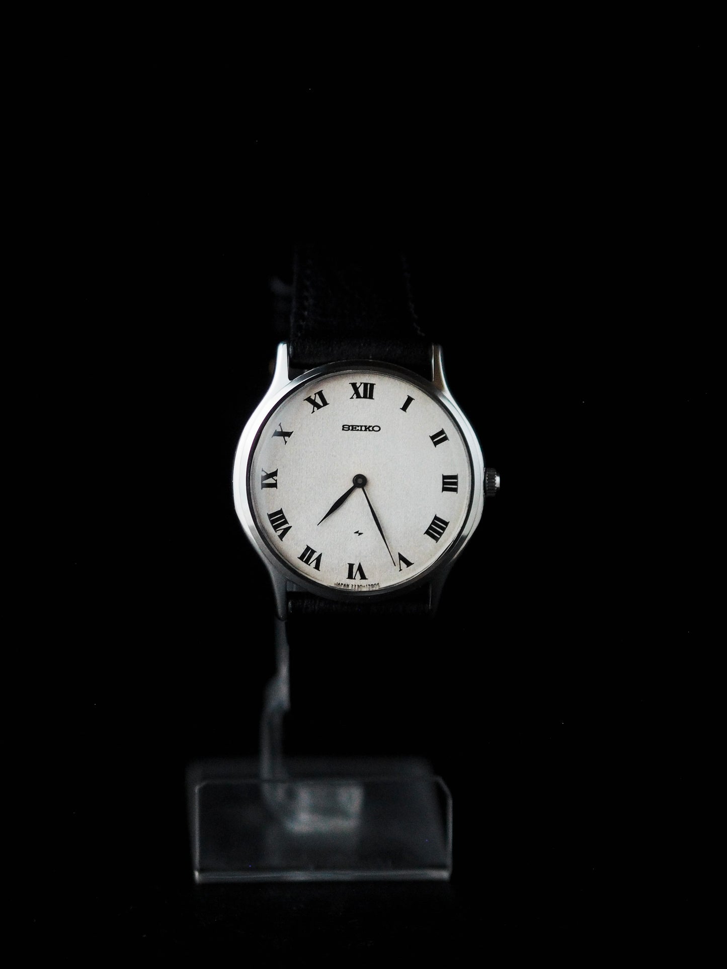 Seiko Chariot 2220-0480 Cadran romain texturé blanc