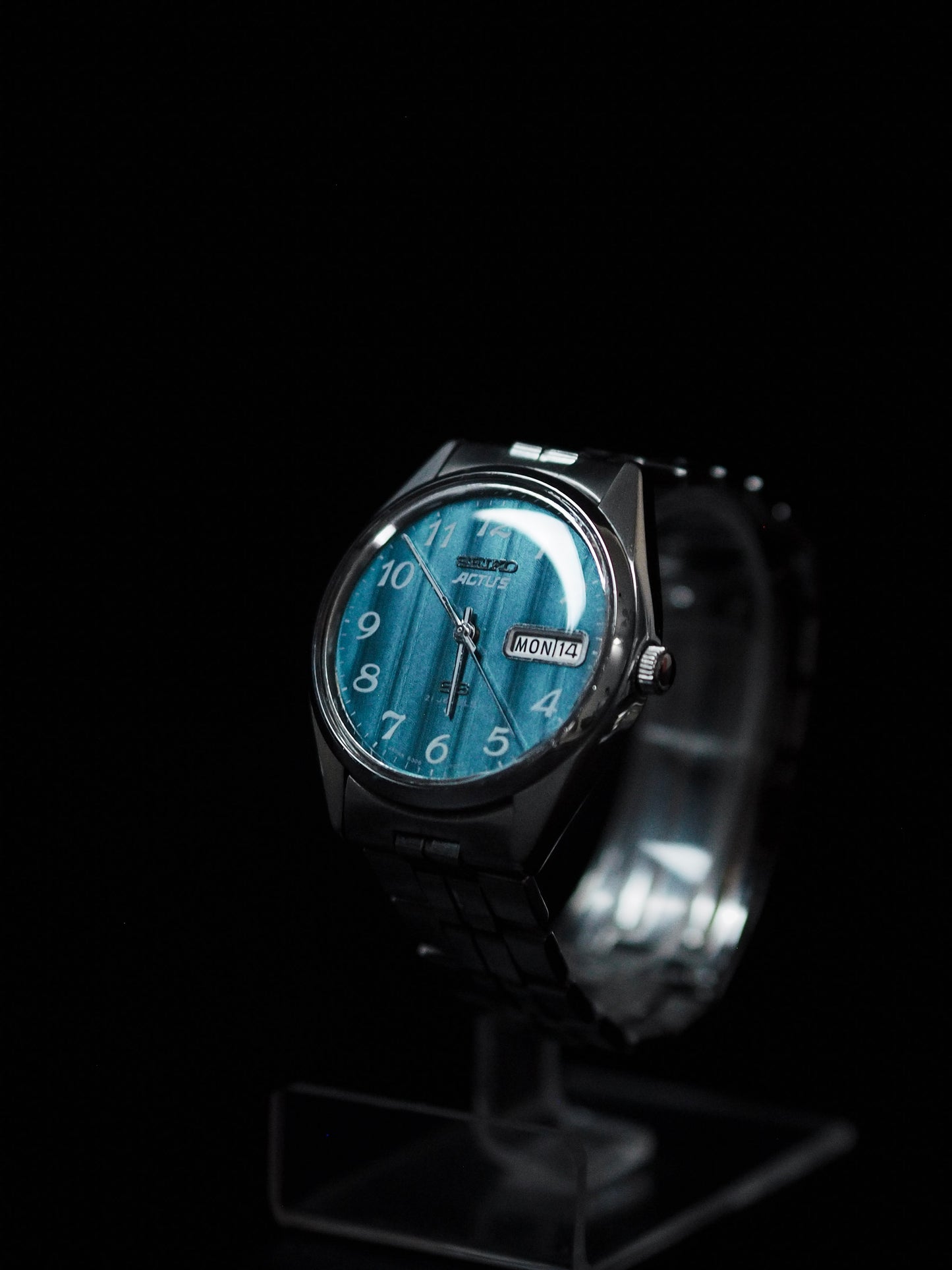 Seiko Actus SS 6306-7010 JDM Rare Cadran En Lin Radiant Tosca