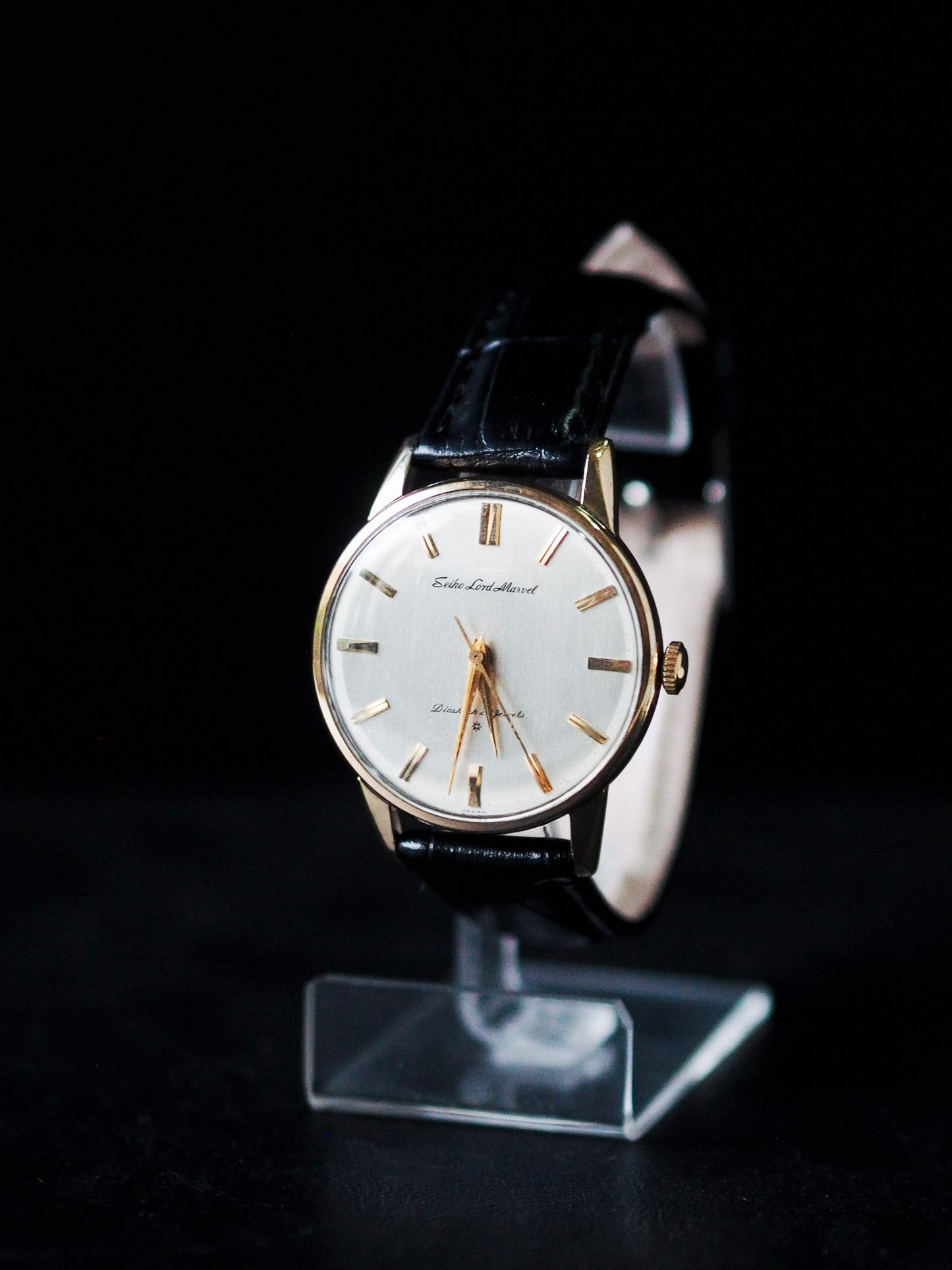 Seiko Lord Marvel 15023E Cadran Argent Hairline 14K SD