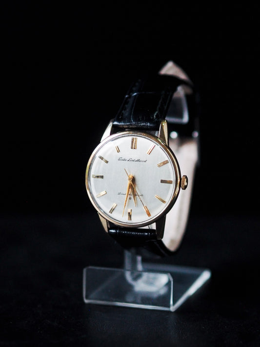 Seiko Lord Marvel 15023E Silver Hairline 14K SD Dial