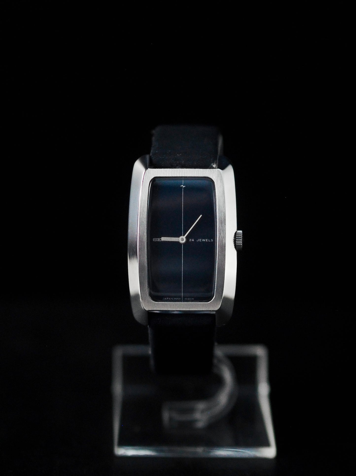 Seiko Chariot Tank 2559-7010 Hi-Beat Blue Dial