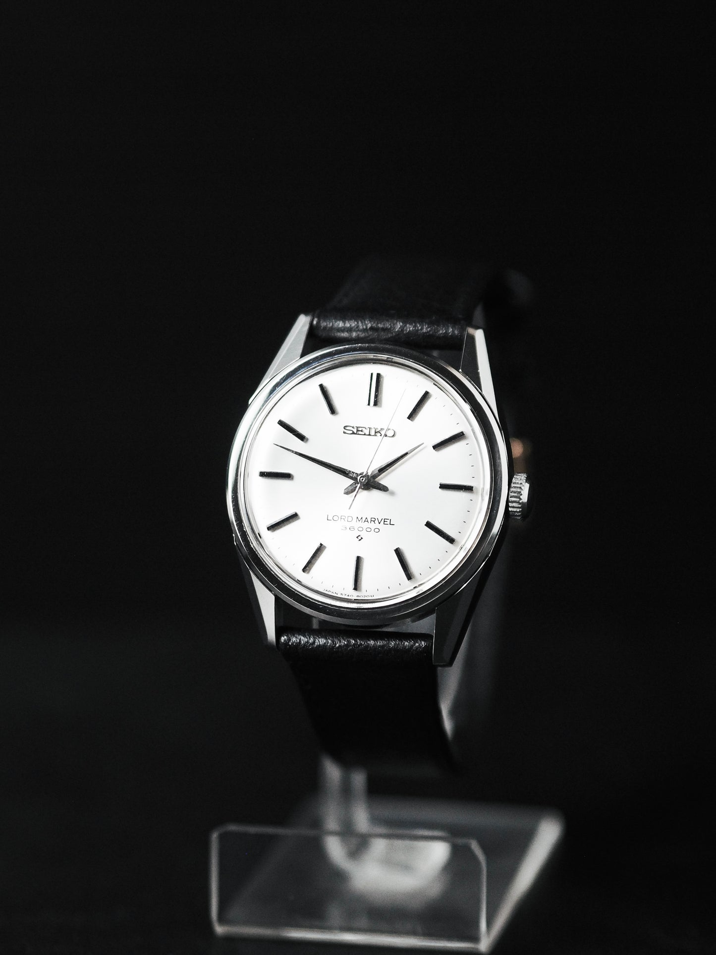 Seiko Lord Marvel 5740-8000 Hi-Beat 36000 Silver Sunburst Dial