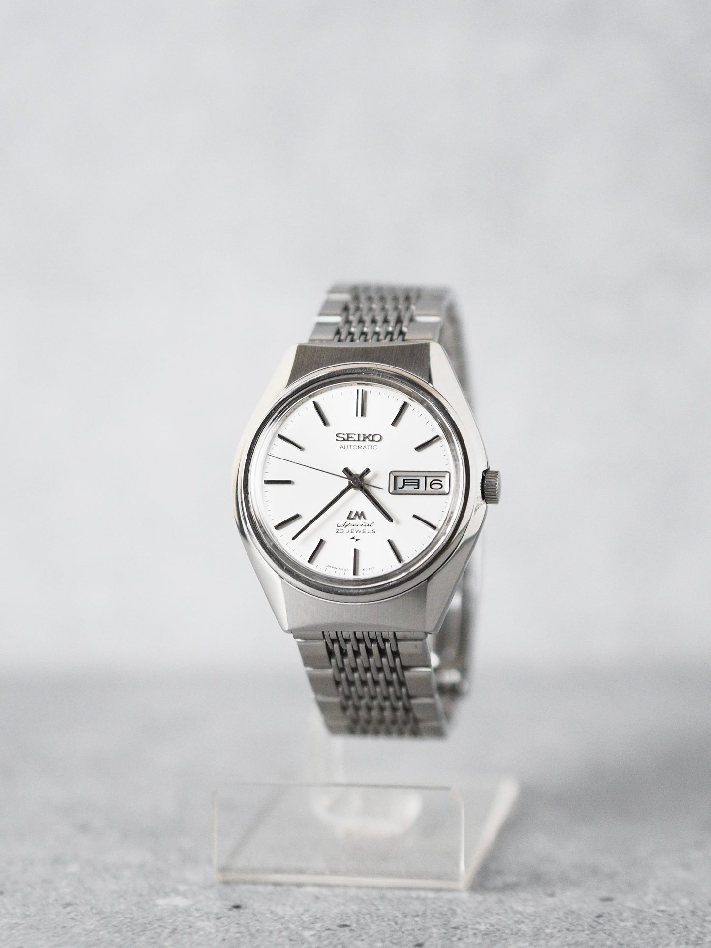 Seiko LM 5206-6051 Lord Matic Special White Sunburst Dial