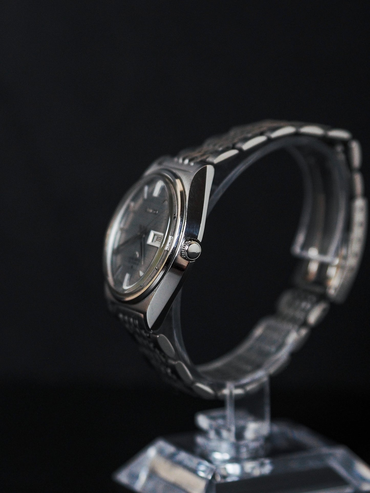 Seiko LM 5606-7010 Lord Matic Grey Linen Dial