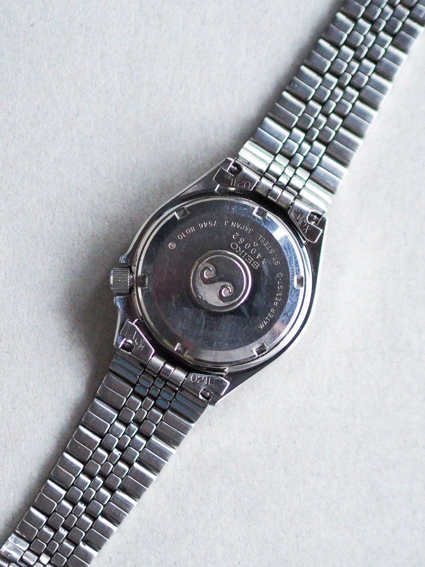 Seiko Quartz 7546-8010 Silverwave Silver Sunburst Dial