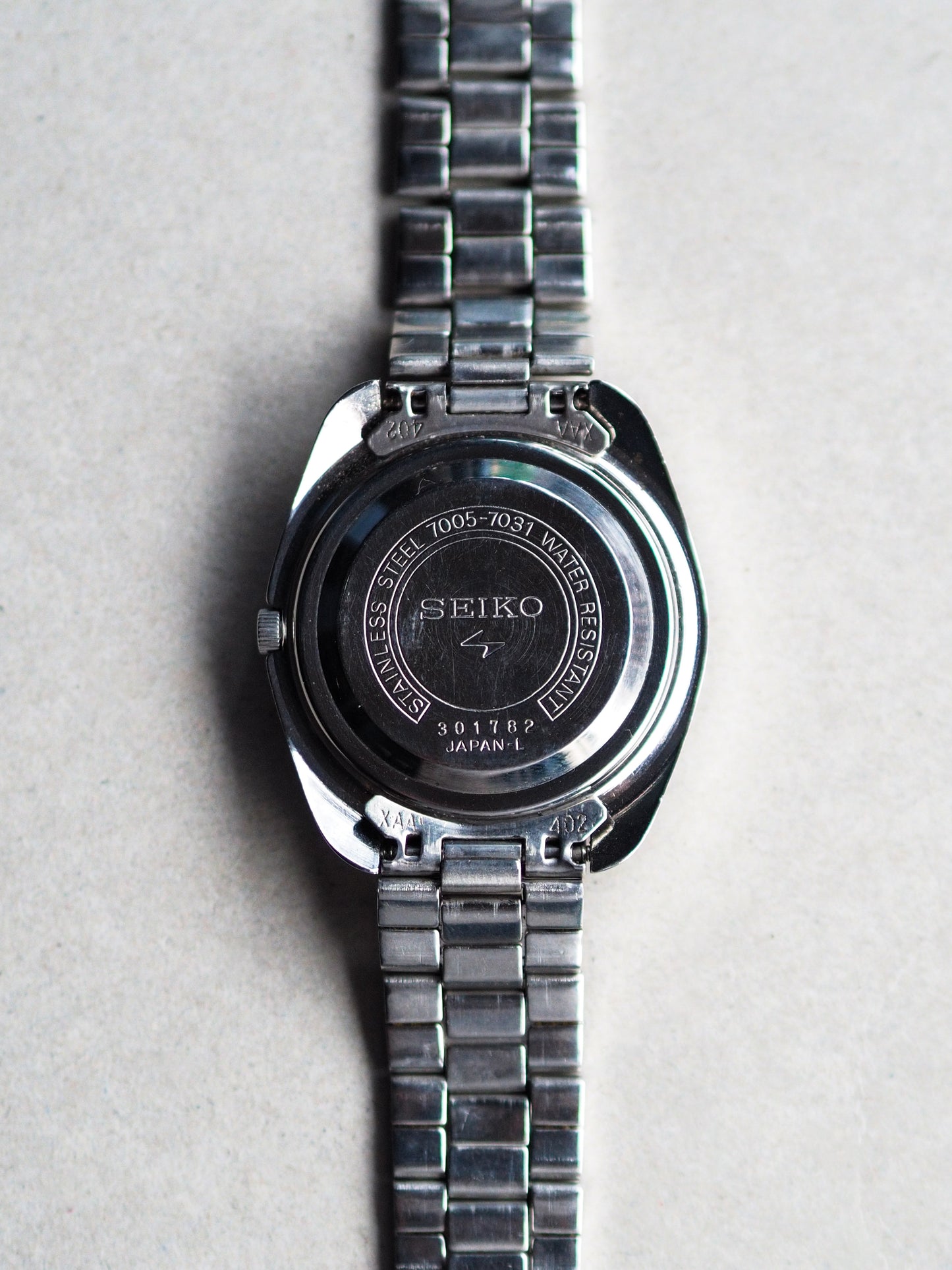 Seiko Automatic 7005-7031 JDM Dark Gray Sunburst Dial