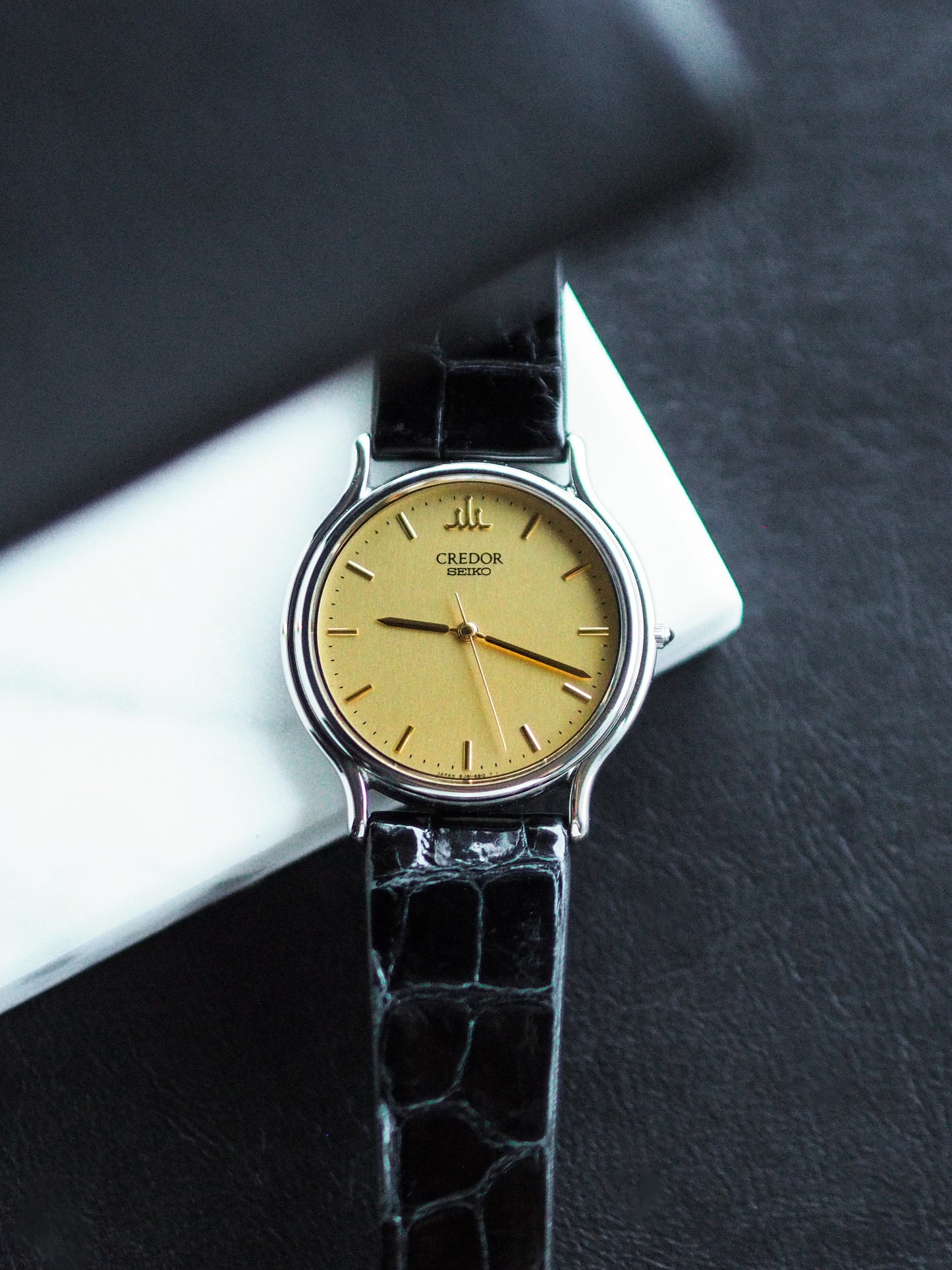 Credor Seiko 8J81-6A30 Gold Coin Dial