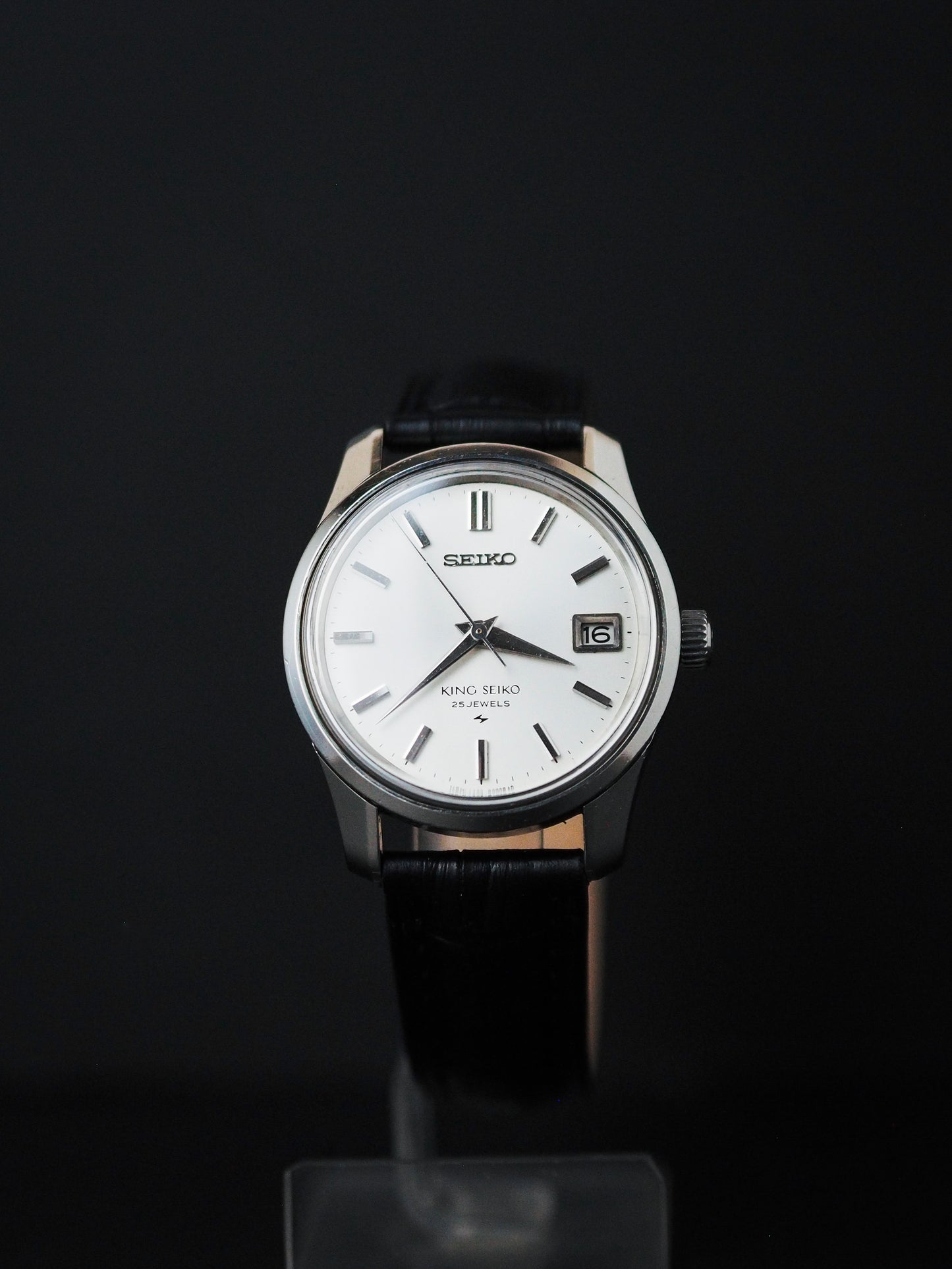 Seiko 44KS King Seiko 4402-8000 Silver Sunburst Dial