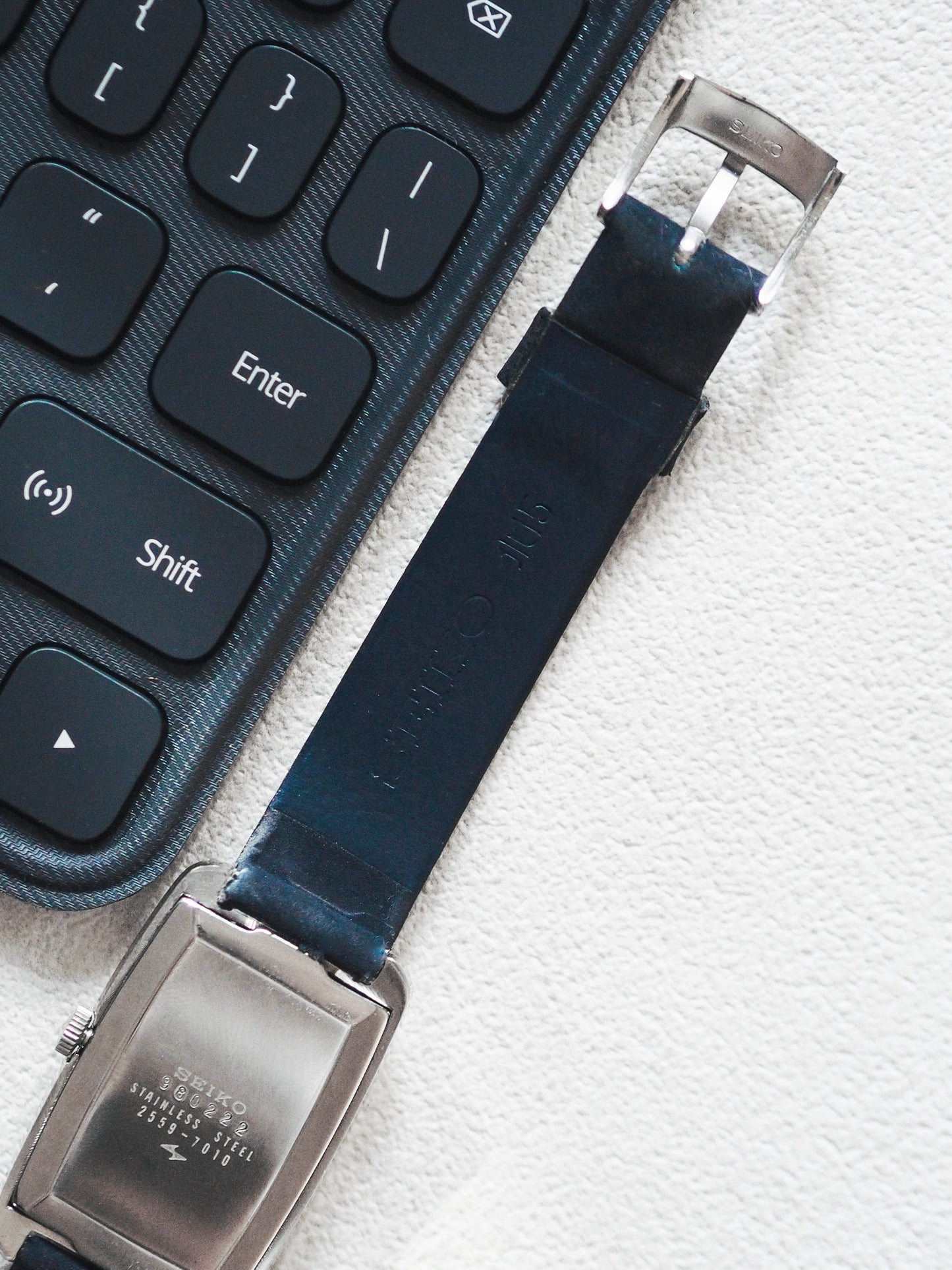 Seiko Chariot Tank 2559-7010 Hi-Beat Blue Dial