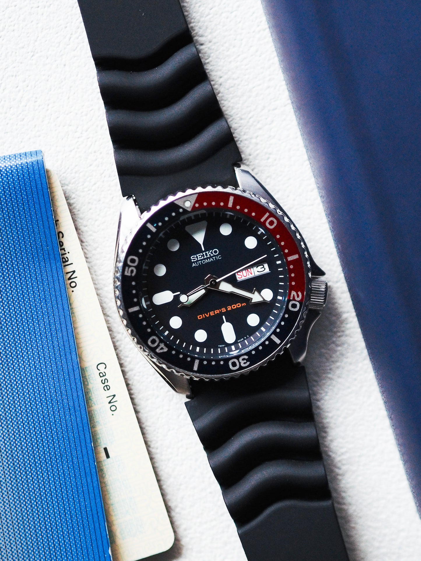 Seiko SKX009 7S26-0020 Diver Dark Blue Dial