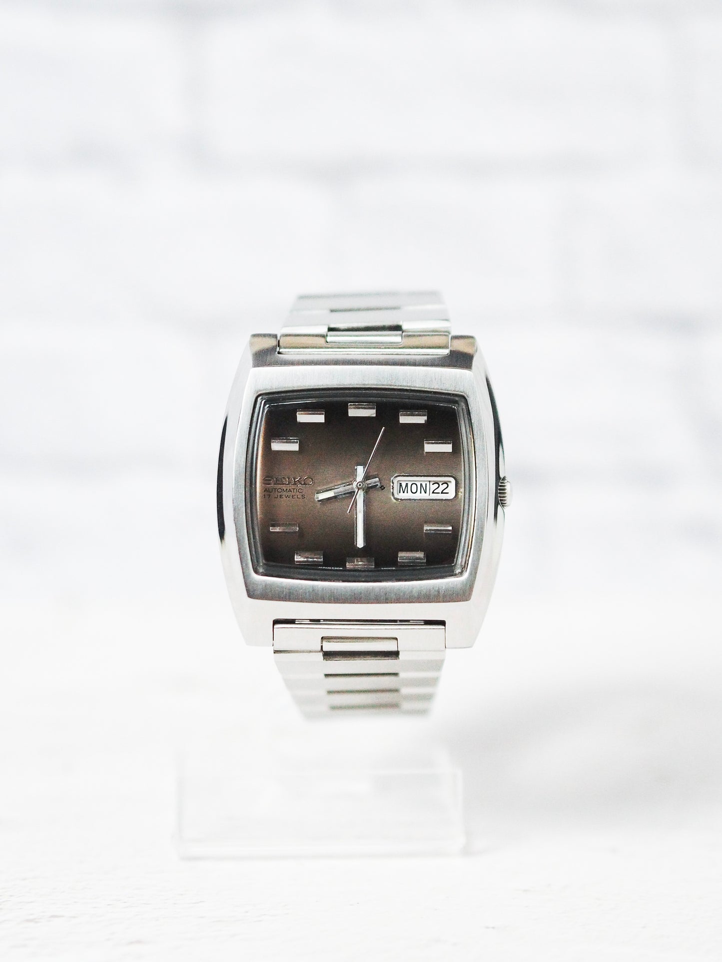 Seiko Automatic 6309-5001 TV Shape Brown Gradient Dial