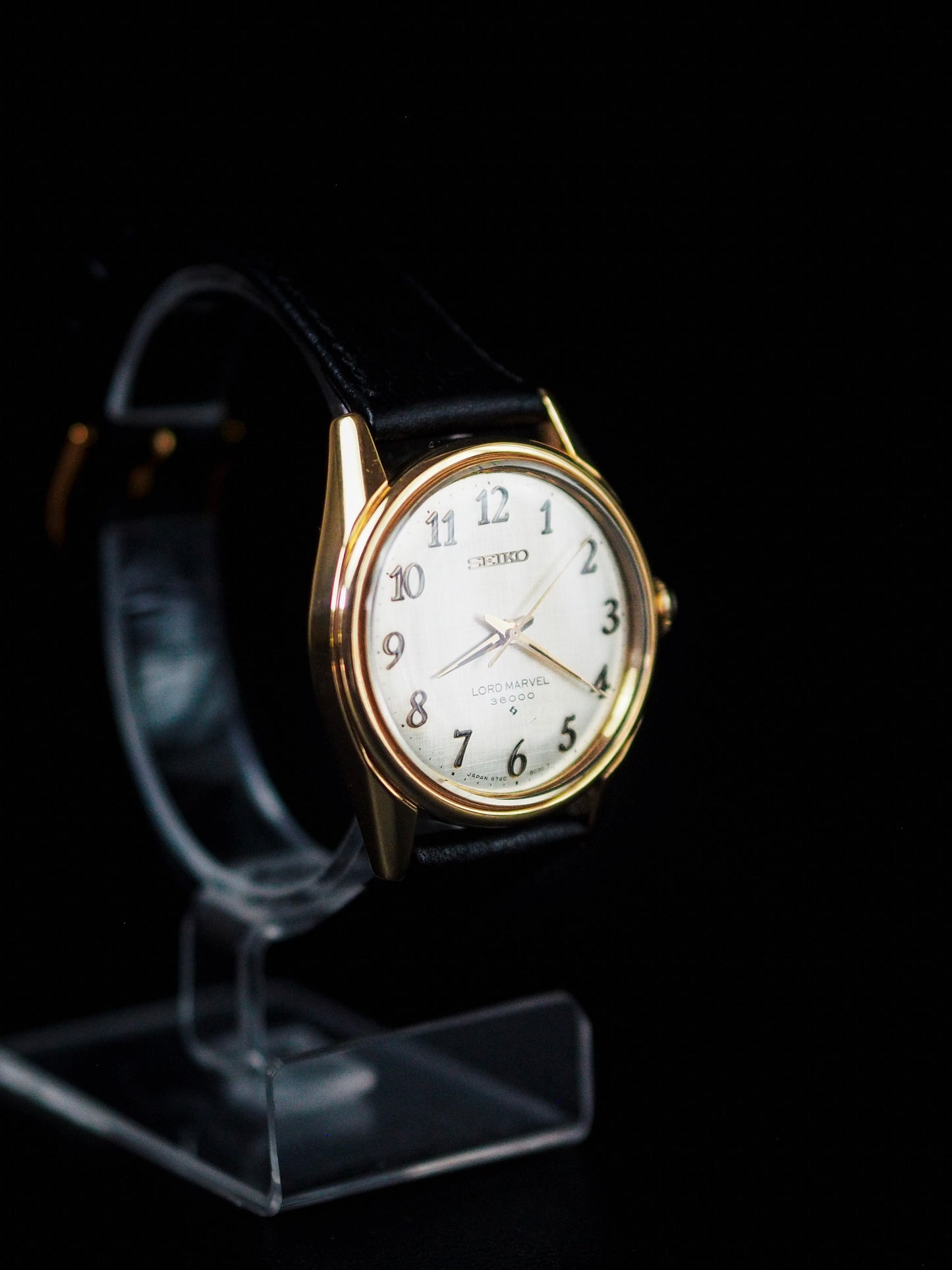 Seiko Lord Marvel 5740-8000 36000 SGP Linen Breguet Dial