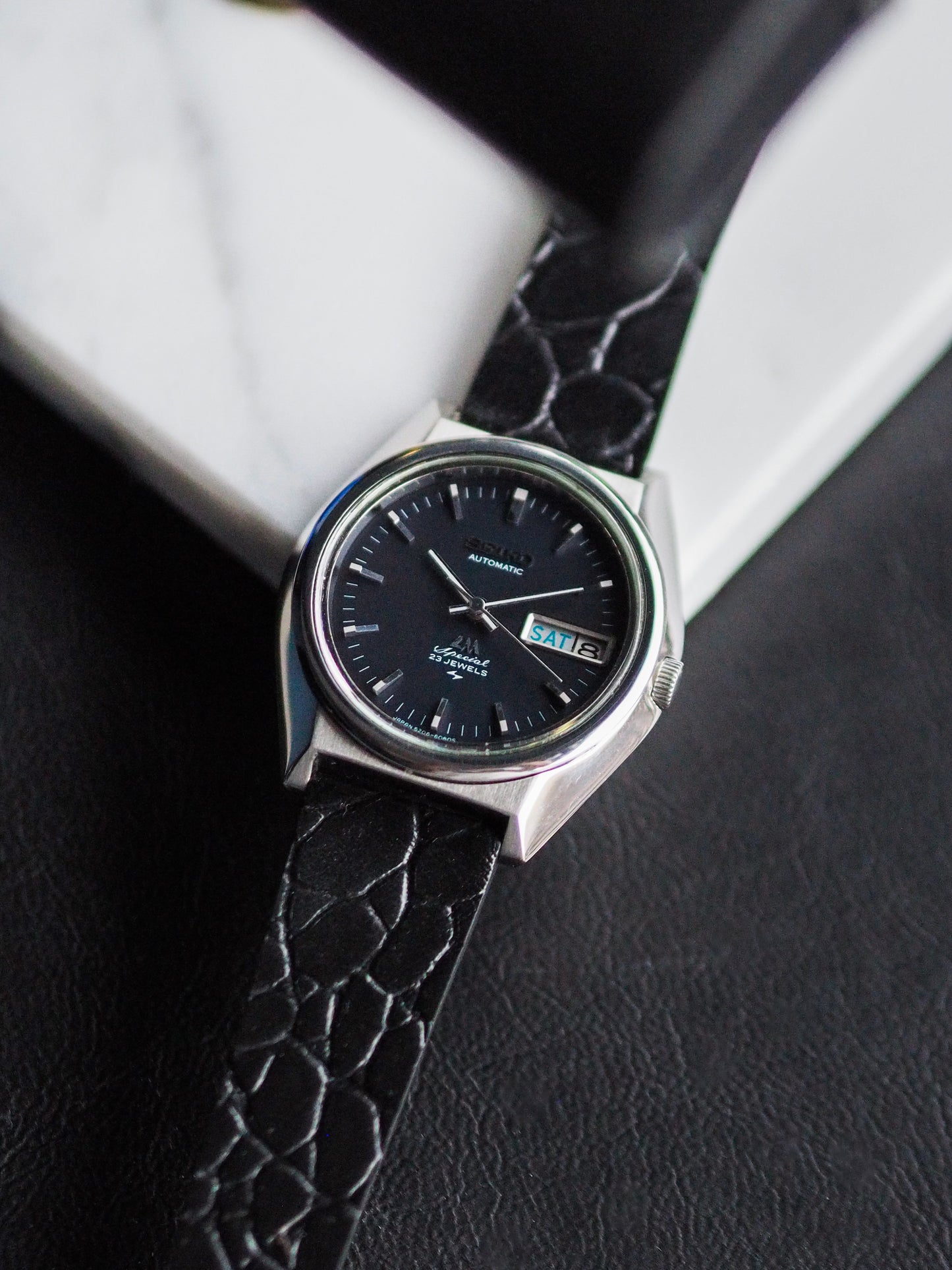 Seiko LM 5206-6081 Lord Matic Special Dark Blue Matte Dial