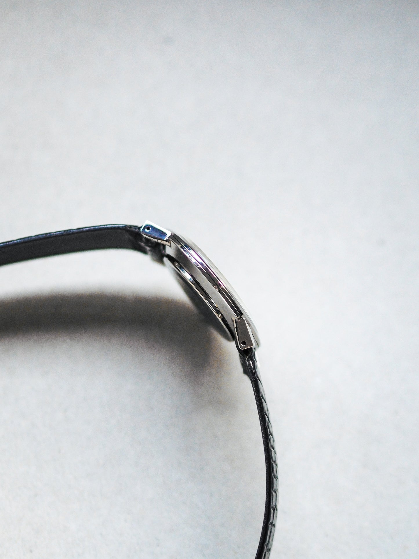 Seiko Chariot 2220-0180 Hi-Beat White Hammered Dial