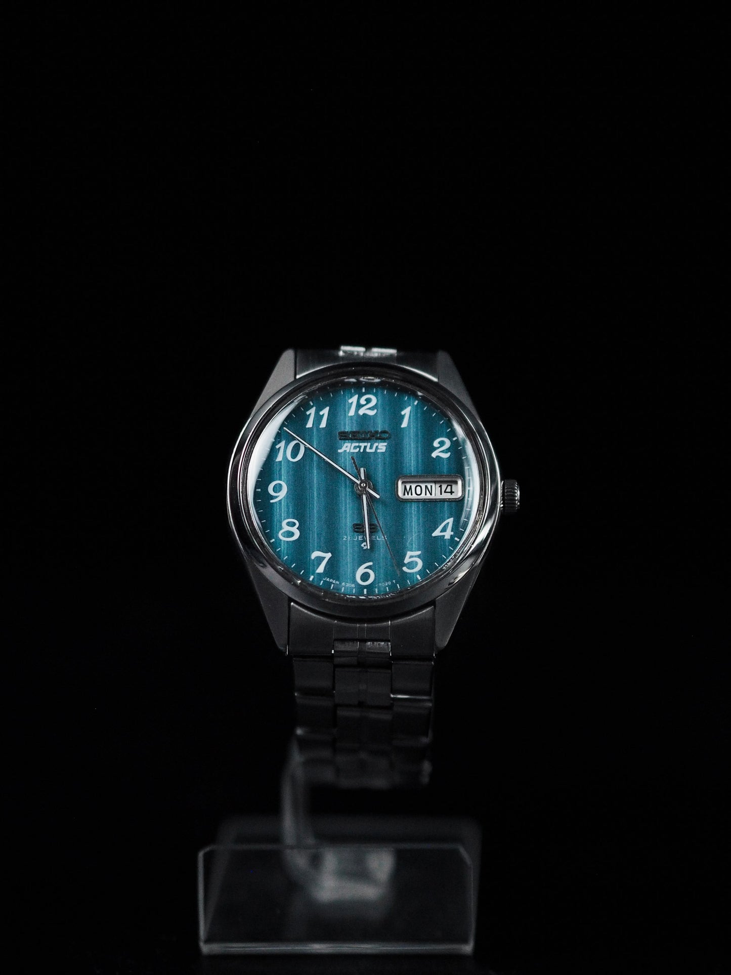 Seiko Actus SS 6306-7010 JDM Rare Cadran En Lin Radiant Tosca