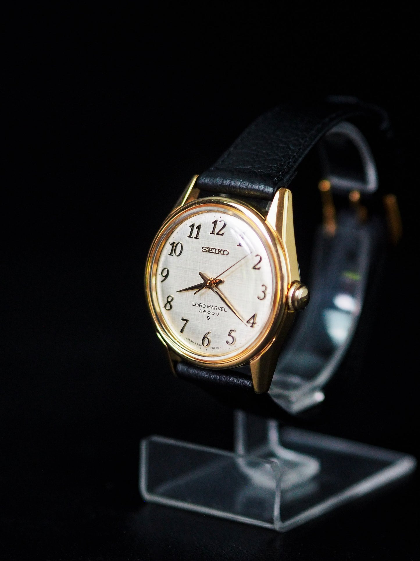 Seiko Lord Marvel 5740-8000 36000 SGP Linen Breguet Dial