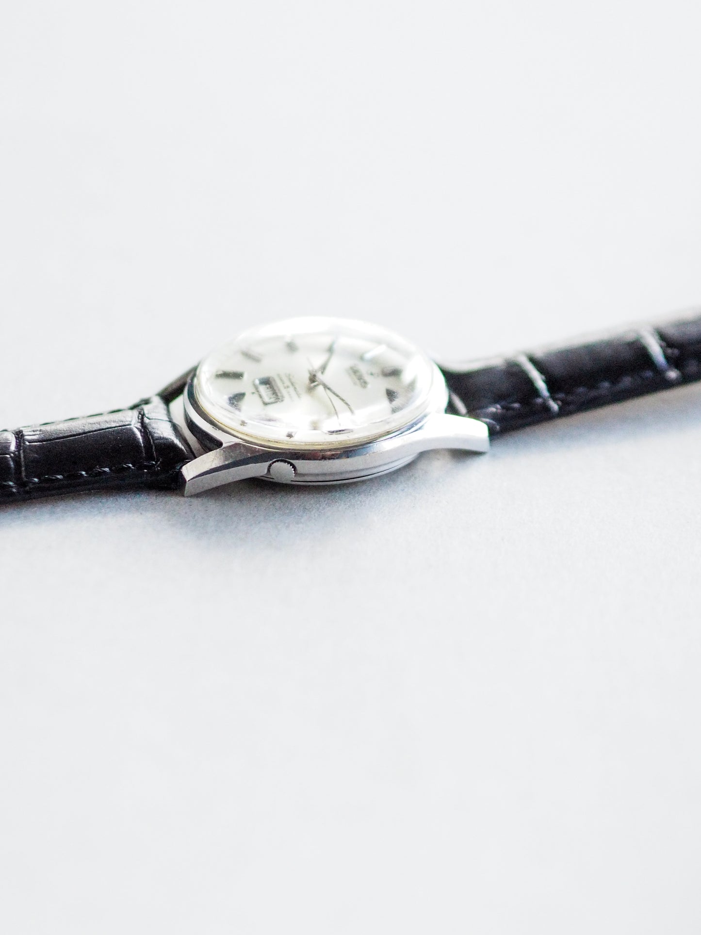 Seiko Seikomatic 6218-8970 Weekdater AD Silver Sunburst Dial