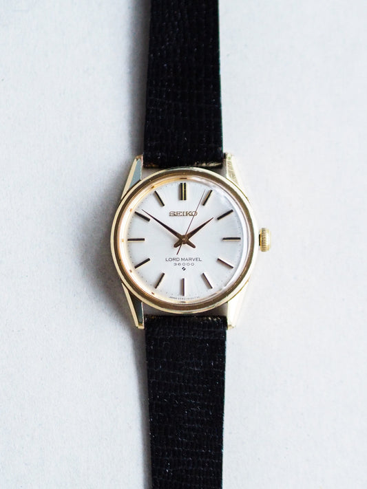 Seiko Lord Marvel 5740-8000 36000 SGP White Sunburst Dial