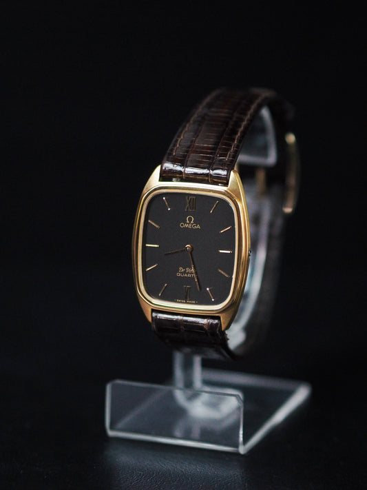 Omega De Ville Quartz 1365 Tank GP Cadran gris foncé