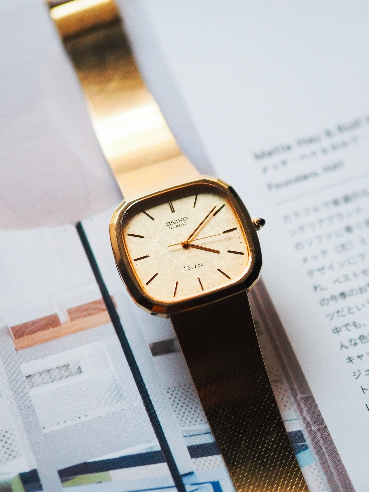 Seiko Dolce SGP Gold Flake