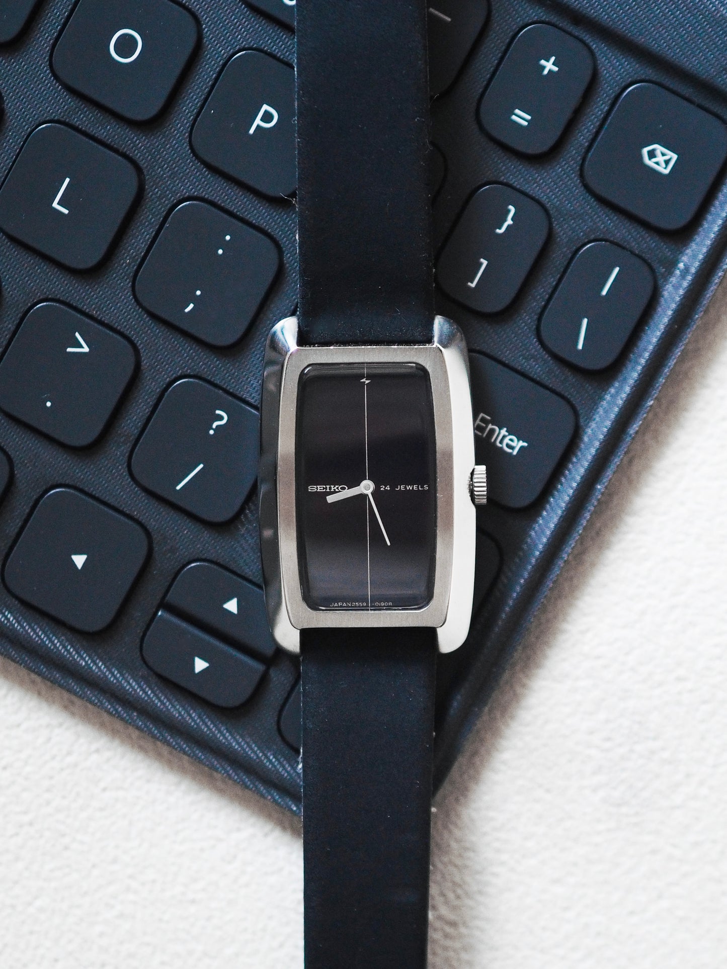 Seiko Chariot Tank 2559-7010 Hi-Beat Blue Dial