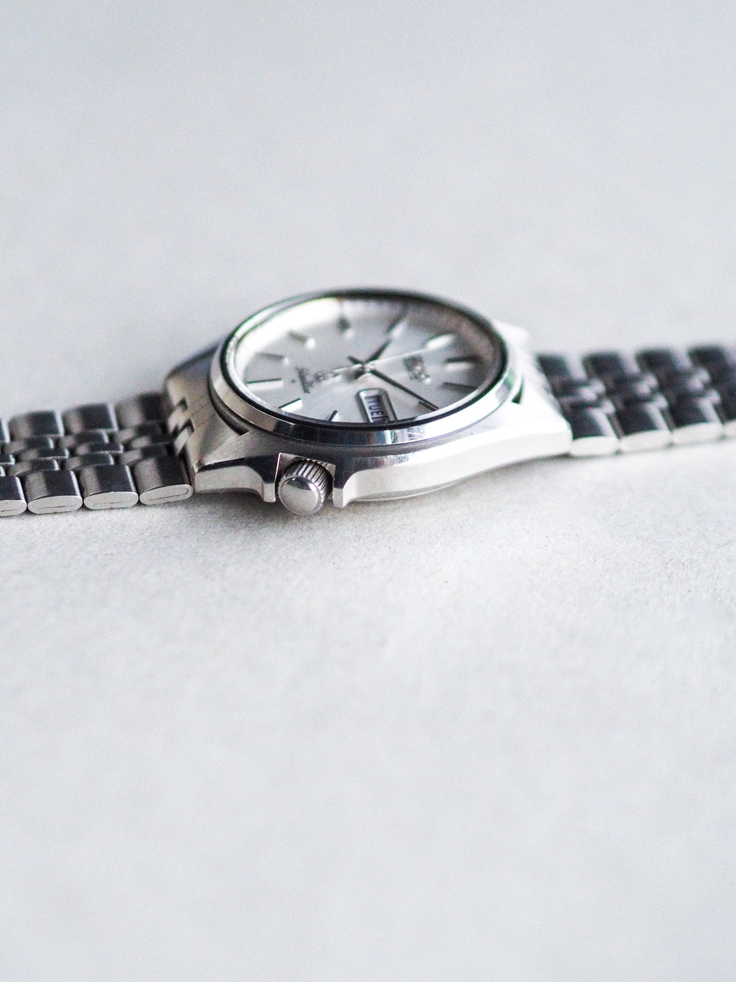 Seiko Quartz 7546-8010 Silverwave Silver Sunburst Dial