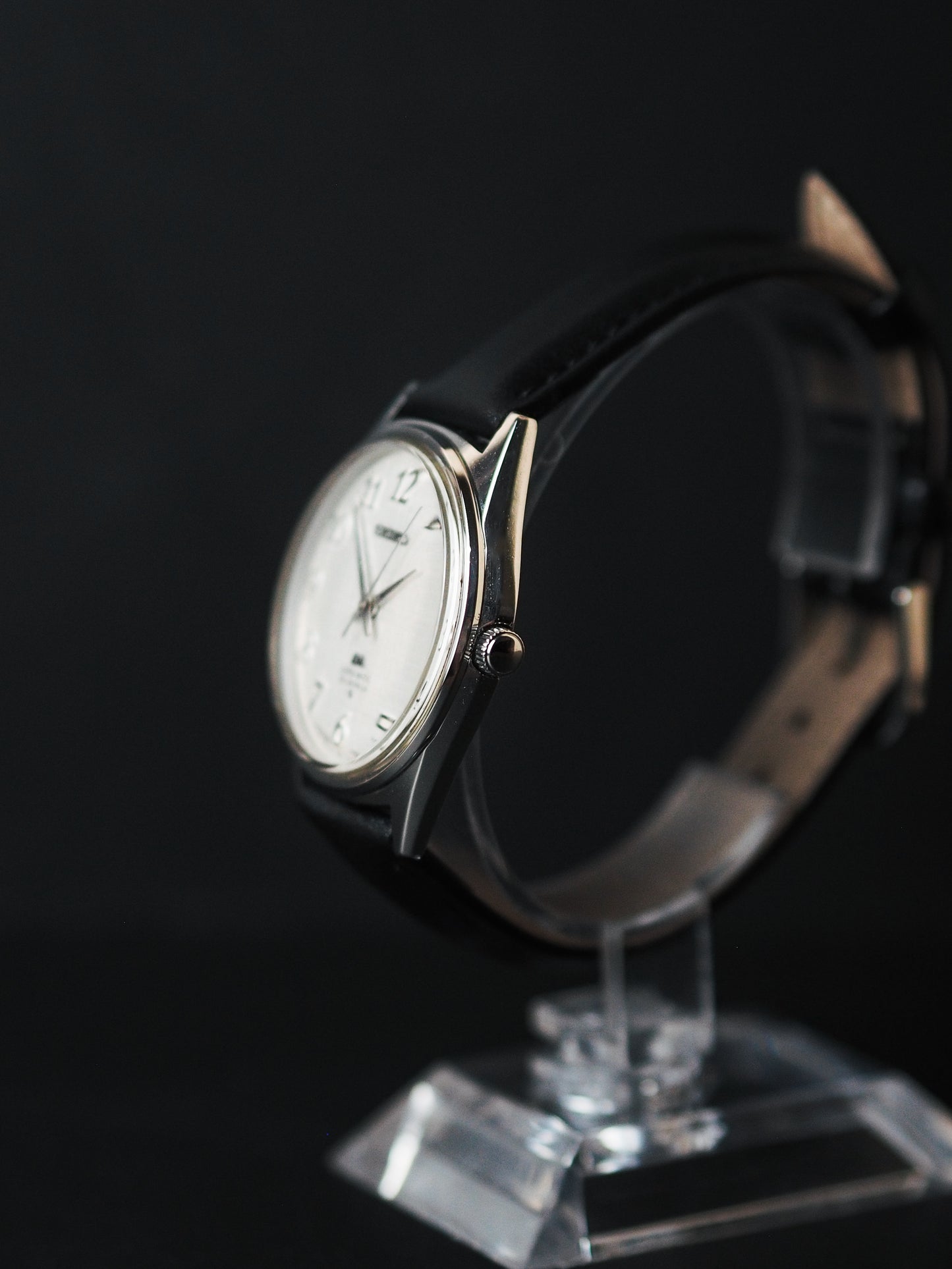 Seiko Lord Matic 5601-9000 Silver Linen Breguet Dial