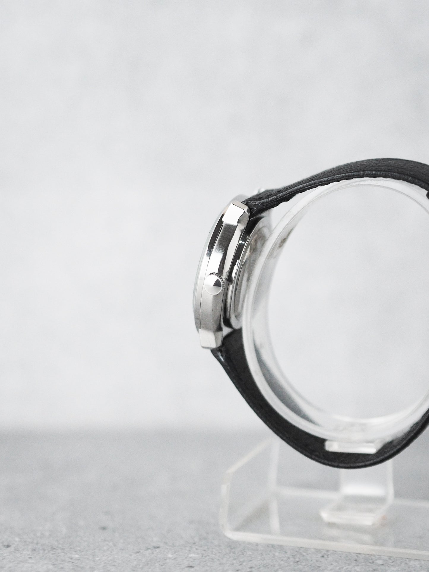 Seiko Chariot Automatic 2418-0030 Hi-Beat Silver Textured Dial