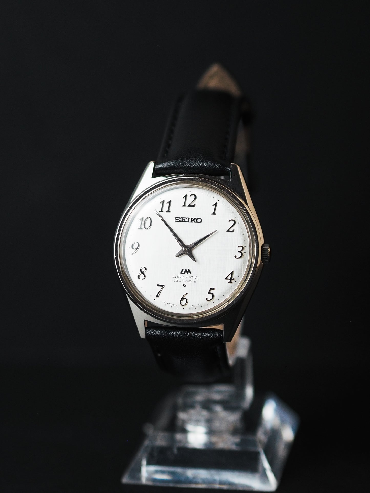 Seiko Lord Matic 5601-9000 Silver Linen Breguet Dial