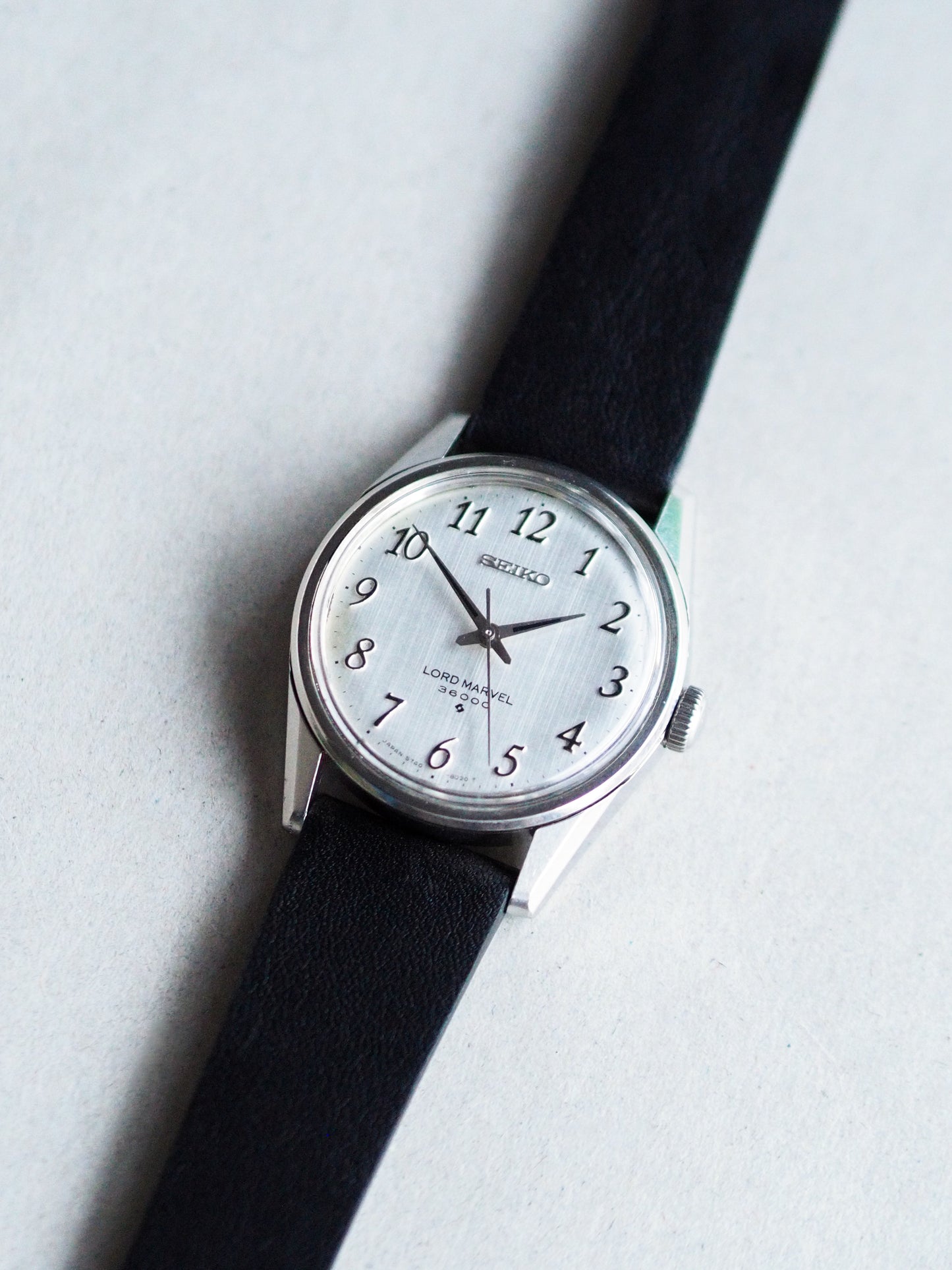 Seiko Lord Marvel 5740-8000 Hi-Beat 36000 Silver Linen Breguet Dial