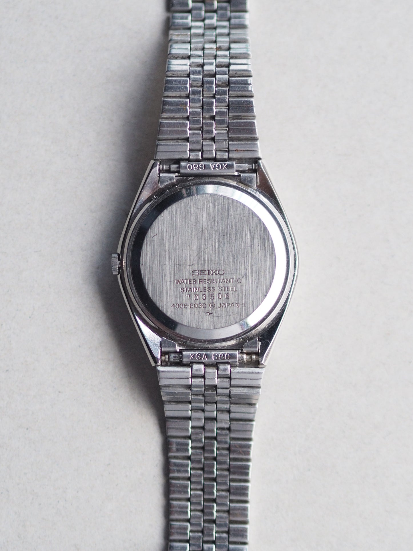 Seiko Type II 4336-8030 Green Gradient Pinstripe Dial