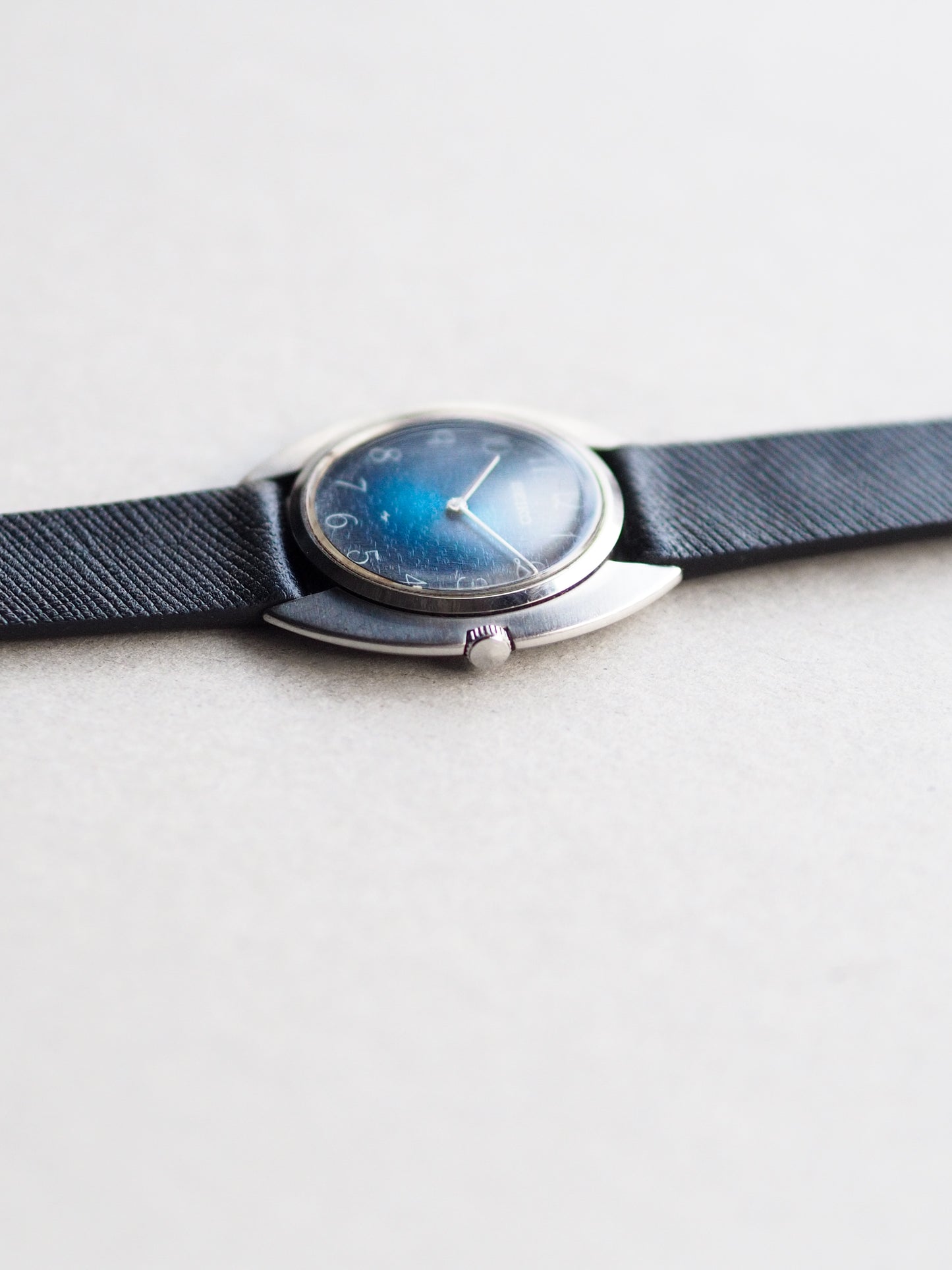 Seiko Chariot 2220-0270 Hi Beat Electric Wave Radiant Blue Breguet Dial